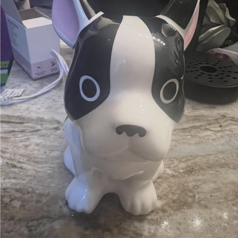 Charming Bulldog Night Light - Brown and White - Picture 2 of 2